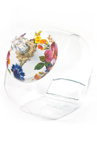 Mackenzie-childs Mackenzie Childs Cookie Jar With Flower Market Lid In Multi