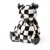Mackenzie-childs Courtly Check Bear Ceramic Cookie Jar