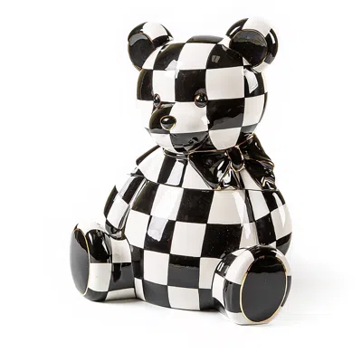 MACKENZIE-CHILDS MACKENZIE-CHILDS COURTLY BEAR COOKIE JAR