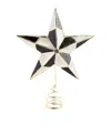 Mackenzie-childs Courtly Capiz Star Tree Topper In Black