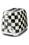 Mackenzie-childs Mackenzie Childs Courtly Check 2-slice Toaster In Black