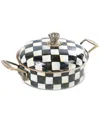 Mackenzie-childs Courtly Check 3-quart Enameled Steel Casserole Dish In Multi