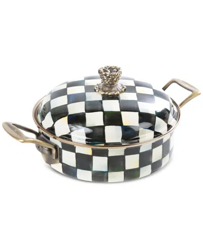 Mackenzie-childs Courtly Check 3-quart Enameled Steel Casserole Dish In Multi