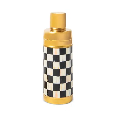 Mackenzie-childs Courtly Check 3260 Gold Cocktail Shaker