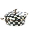 Mackenzie-childs Courtly Check 5-quart Casserole Dish In Black
