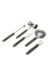 Mackenzie-childs Mackenzie Childs Courtly Check 6-piece Bar Tool Set