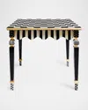 Mackenzie-childs Courtly Check & Stripe Game Table