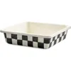 Mackenzie-childs Mackenzie Childs Courtly Check Baking Pan In Black