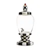 Mackenzie-childs Courtly Check Enamel Beverage Hostess In Multi
