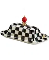 Mackenzie-childs Mackenzie Childs Courtly Check Enameled Steel Butter Box In No Color