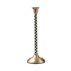 Mackenzie-childs Medium Courtly Check Candlestick In Multi