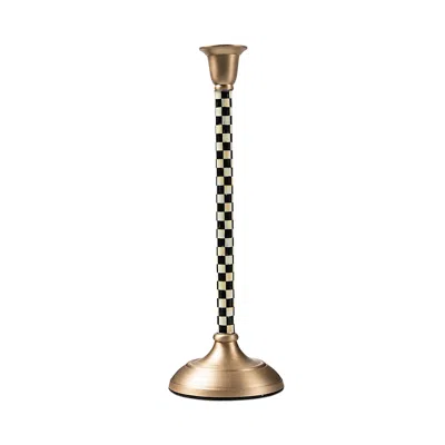 MACKENZIE-CHILDS MACKENZIE-CHILDS COURTLY CHECK CANDLESTICK, LARGE