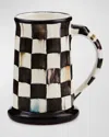 Mackenzie-childs Courtly Check Ceramic Beer Mug