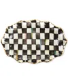 Mackenzie-childs Courtly Check Ceramic Serving Platter In No Color