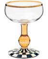 Mackenzie-childs Courtly Check Coupe Glass In No Color