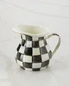Mackenzie-childs Courtly Check Enamel Creamer