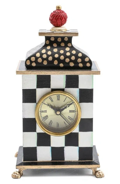 Mackenzie-childs Mackenzie Childs Courtly Check Desk Clock