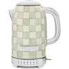 Mackenzie-childs Mackenzie Childs Courtly Check Electric Kettle In Metallic