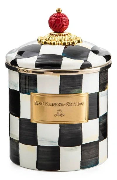 Mackenzie-childs Mackenzie Childs Courtly Check Enamel Canister In No Color
