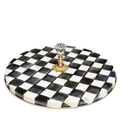 MACKENZIE-CHILDS MACKENZIE-CHILDS COURTLY CHECK ENAMEL CHEESE COURSE