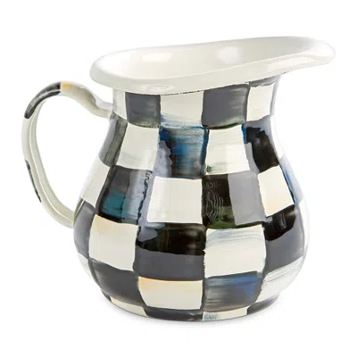 Mackenzie-childs Courtly Check Enamel Creamer In Multi