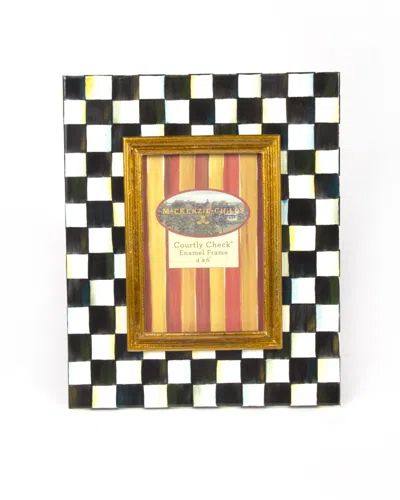 Mackenzie-childs Small Courtly Check Photo Frame