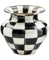 Mackenzie-childs Mackenzie Childs Courtly Check Large Enameled Steel Vase In No Color