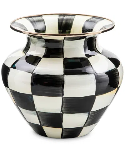 Mackenzie-childs Courtly Check Enamel Large Vase In No Color