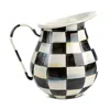 Mackenzie-childs Mackenzie Childs Courtly Check Pitcher In Black/white