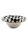 Mackenzie-childs Mackenzie Childs Courtly Check Enamel Serving Bowl