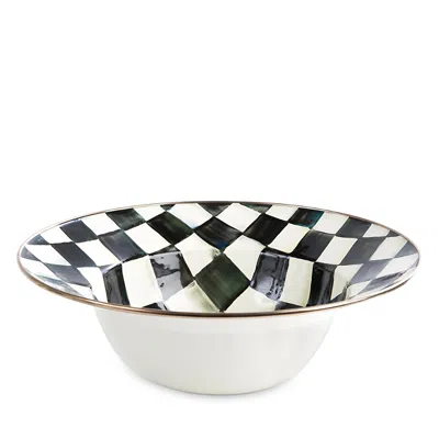MACKENZIE-CHILDS MACKENZIE-CHILDS COURTLY CHECK ENAMEL SERVING BOWL