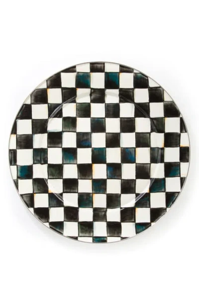 Mackenzie-childs Mackenzie Childs Courtly Check Enamel Serving Plate