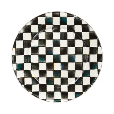 Mackenzie-childs Courtly Check Serving Platter In Black/white