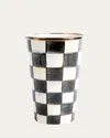 Mackenzie-childs Courtly Check Enamel Tumbler In Assorted