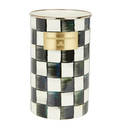 Mackenzie-childs Courtly Check Enamel Utensil Holder In Multi