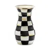 Mackenzie-childs Courtly Check Enamel Vase - Tall In Multi