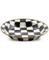 Mackenzie-childs Courtly Check Enameled 9.5" Pie Plate In Multi