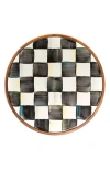 Mackenzie-childs 9" Courtly Check Enamel Trivet