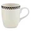 Mackenzie-childs Courtly Check Everyday Mugs, Set Of 4 In Black