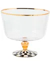 Mackenzie-childs Courtly Check Glass Trifle In Multi
