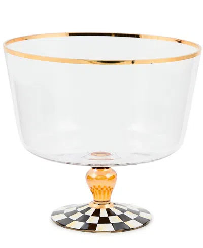 Mackenzie-childs Courtly Check Glass Trifle In Multi