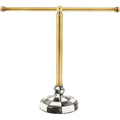 Mackenzie-childs Mackenzie Childs Courtly Check Guest Towel Holder In Multi