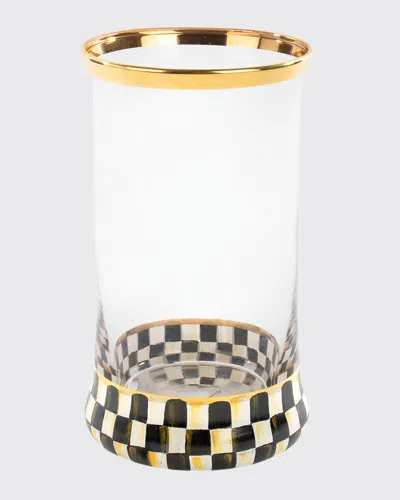 MACKENZIE-CHILDS COURTLY CHECK HIGHBALL GLASS