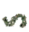 Mackenzie-childs Courtly Check Illuminated Garland In Green