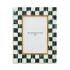 Mackenzie-childs Courtly Check Lacquer Picture Frame, 4" X 6" In Multi