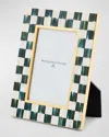 Mackenzie-childs Courtly Check Lacquer Picture Frame, 4" X 6"