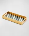 Mackenzie-childs Courtly Check Lacquer Vanity Tray