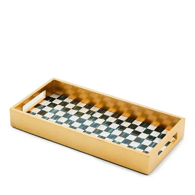 Mackenzie-childs Courtly Check Lacquer Vanity Tray In Multi