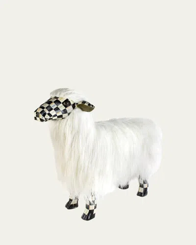 Mackenzie-childs Courtly Check Large White Sheep
