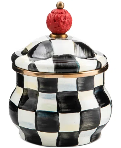 Mackenzie-childs Courtly Check Lidded Sugar Bowl In No Color